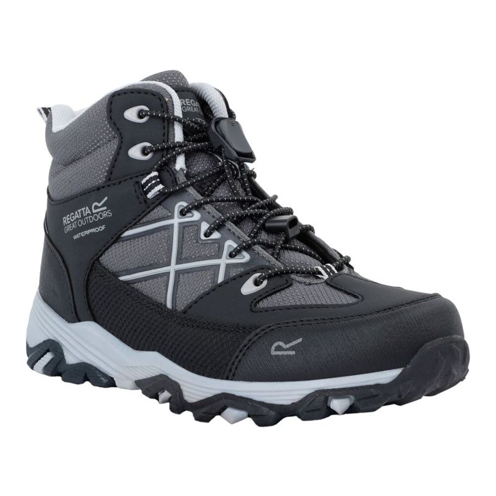 Regatta Childrens/Kids Samaris III Walking Boots / Black/Light Steel